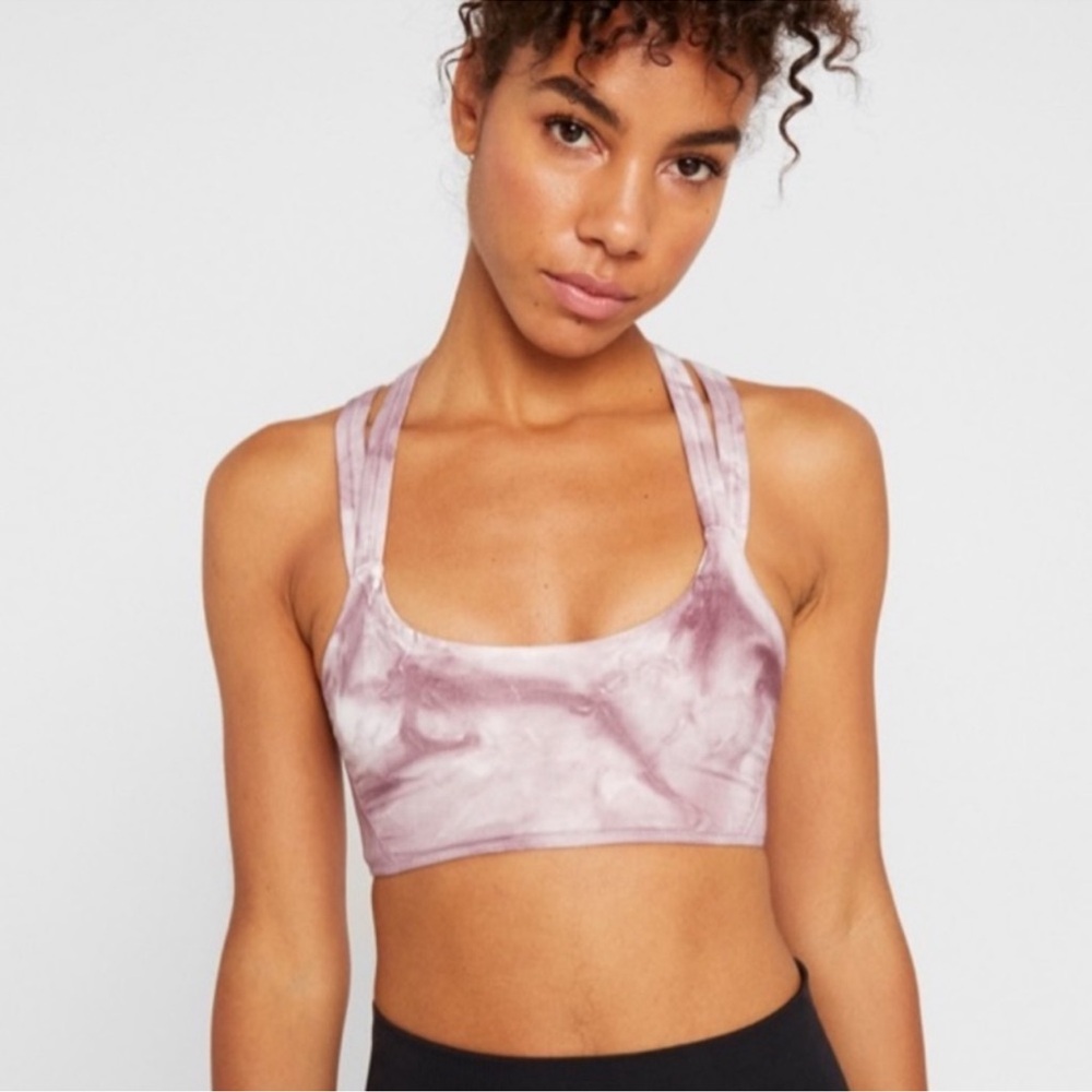 Free People Movement On The Radar Sports Bra is Lavender